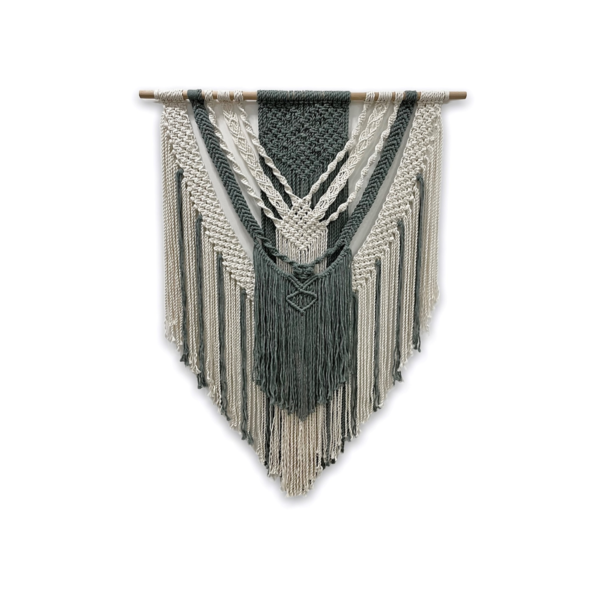 Decoratiune din macrame suspendabila, 75x100 cm, lucrata manual