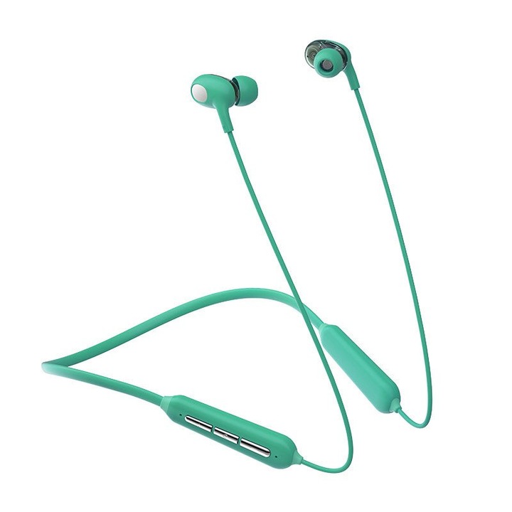 Joyroom vízálló IPX5 sport Bluetooth 5.0 fülhallgató, zöld