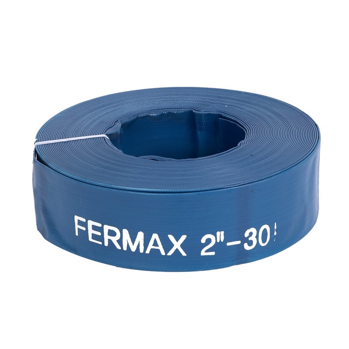 Нагнетателен маркуч FERMAX Плосък, PVC, 2 цола, 30М