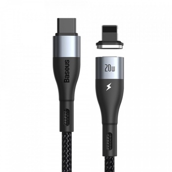Cablu Baseus Zinc Magnetic Type C - Lightning - 2 metri PD 20W Cablu Baseus Zinc Magnetic Type C - Lightning - 2 metri PD 20W