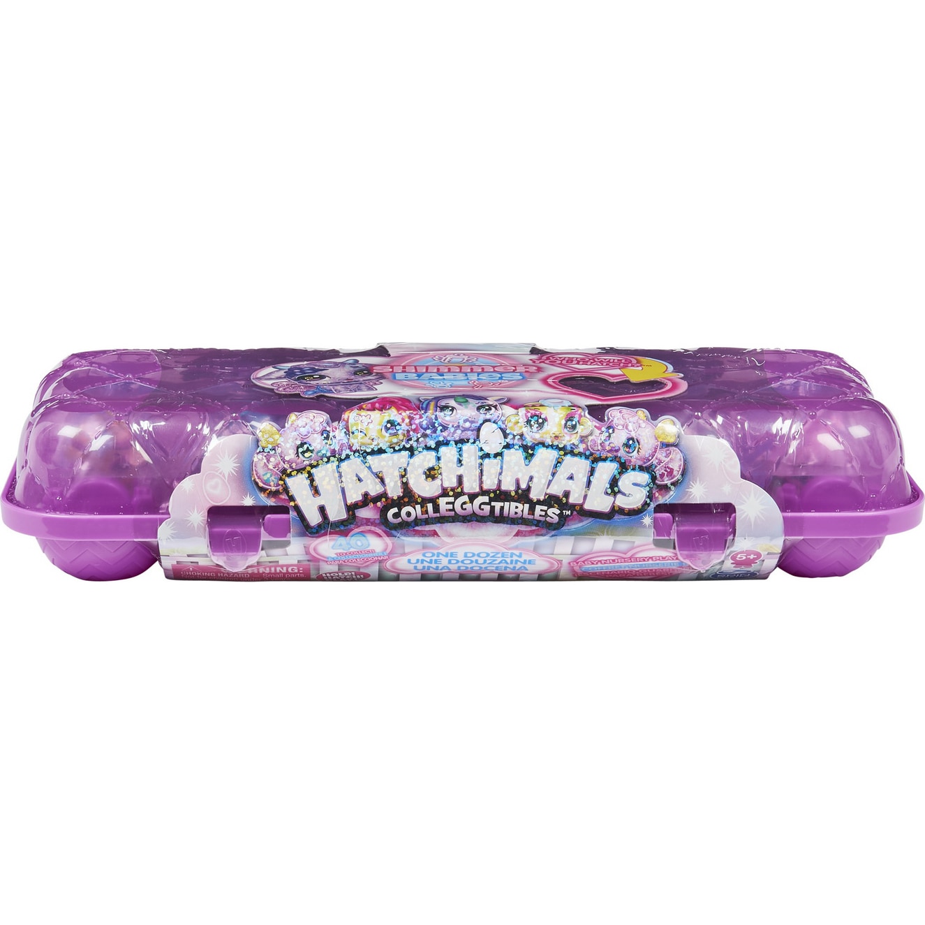 Figurine Hatchimals Colleggtibles, 12 oua cu cofraj roz