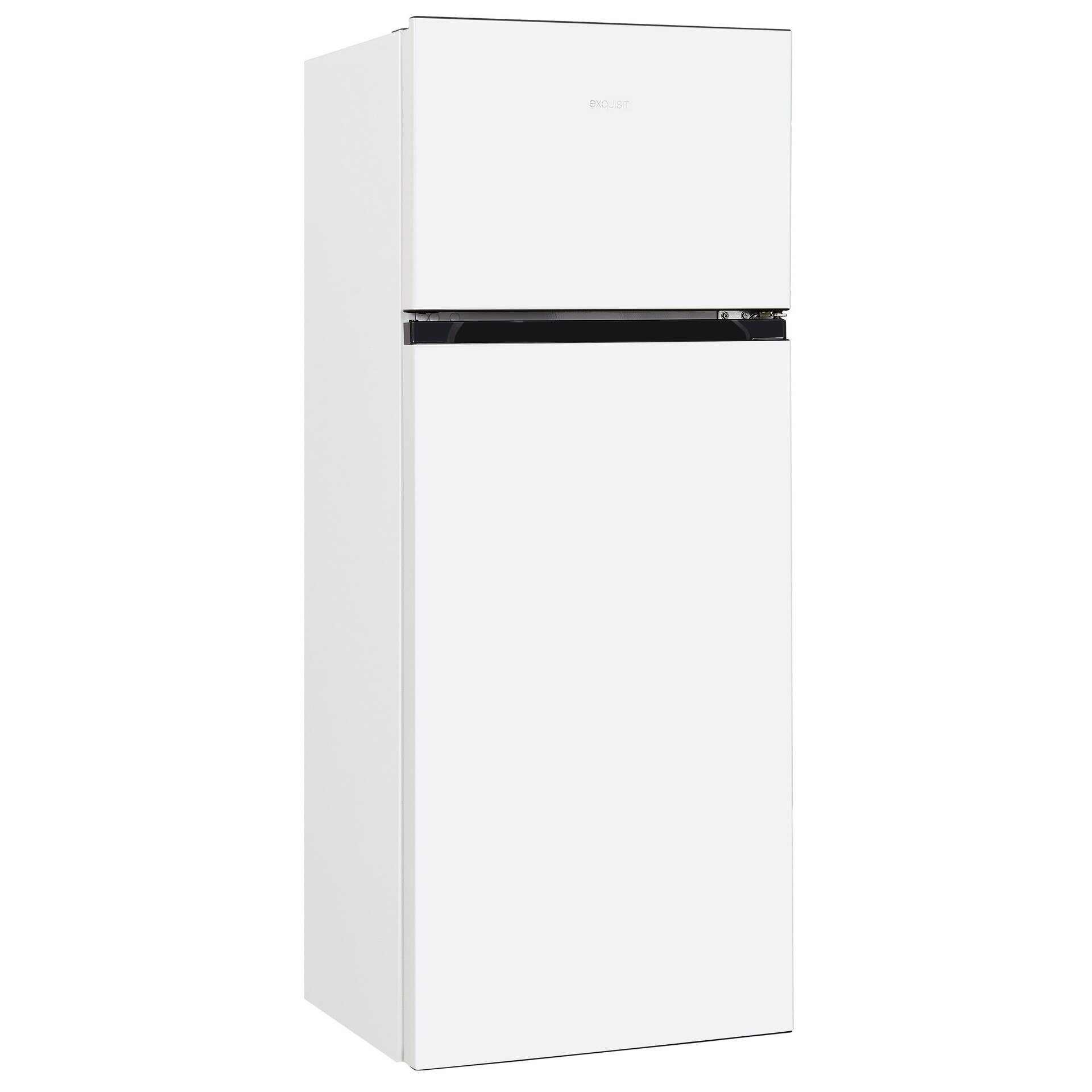 Frigider 2 usi Exquisit KGC270-45-010EW , clasa energetica E , volum net 206 L, dezghetare automata, alb