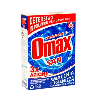 Detergent rufe automat igeinizant OMAX SAN 1.45 kg ACTIUNE TRIPLA - 13 spalari Detergent rufe automat igeinizant OMAX SAN 1.45 kg ACTIUNE TRIPLA - 13 spalari