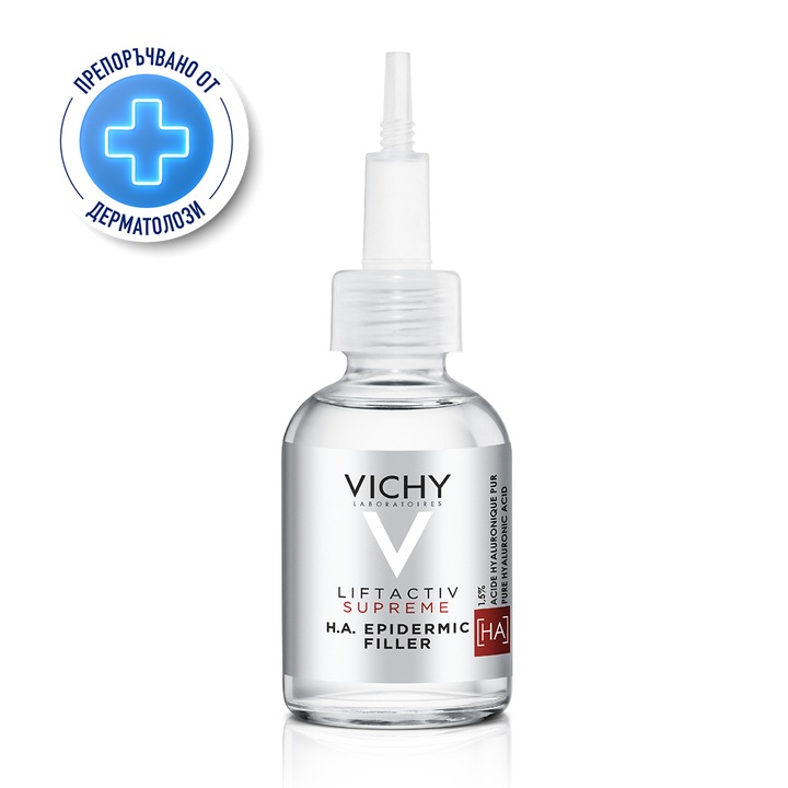 Серум H.A. Epiermic Filler Vichy Liftactiv Supreme, Със запълващ ефект, За лице и очи, 30 мл