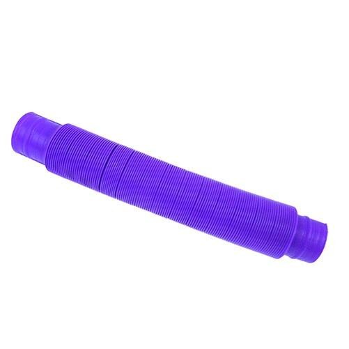 Jucarie Senzoriala Zenuk® - Fidget Pop Tubes, Antistres, Super Elastic, Mov