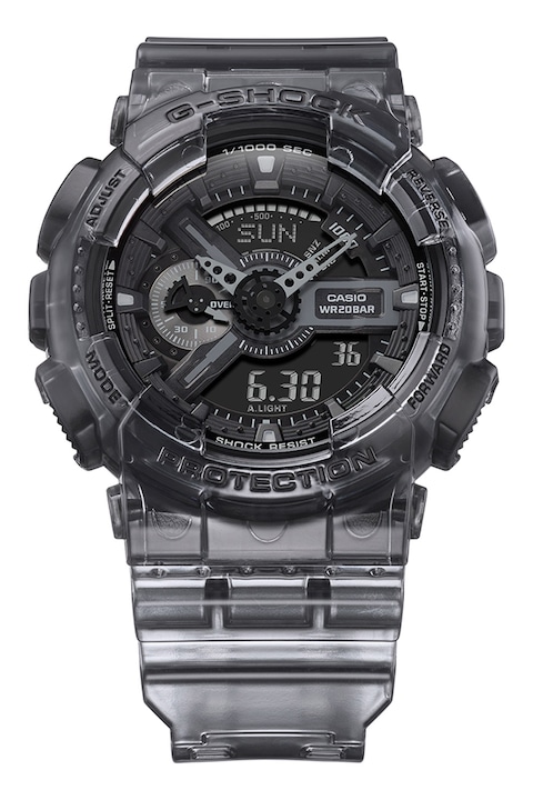 Casio, МУлтифункционален часовник G-Shock, Сив, черен