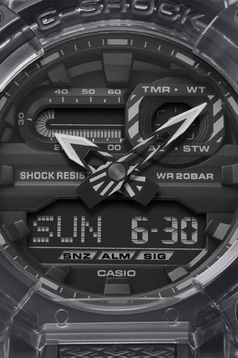 Casio, МУлтифункционален часовник G-Shock, Сив, черен