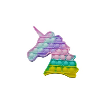 Jucarie antistres din silicon, Pop it Now and Flip It, Unicorn, Multicolor, Model 3 Jucarie antistres din silicon, Pop it Now and Flip It, Unicorn, Multicolor, Model 3
