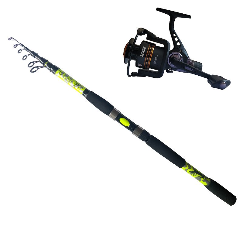 Pachet lanseta Atafu Tele 3.9 m si mulineta XP40R