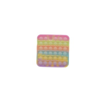 Jucarie antistres din silicon, Pop it Now and Flip It, Patrat, Fosforescent, Multicolor Jucarie antistres din silicon, Pop it Now and Flip It, Patrat, Fosforescent, Multicolor