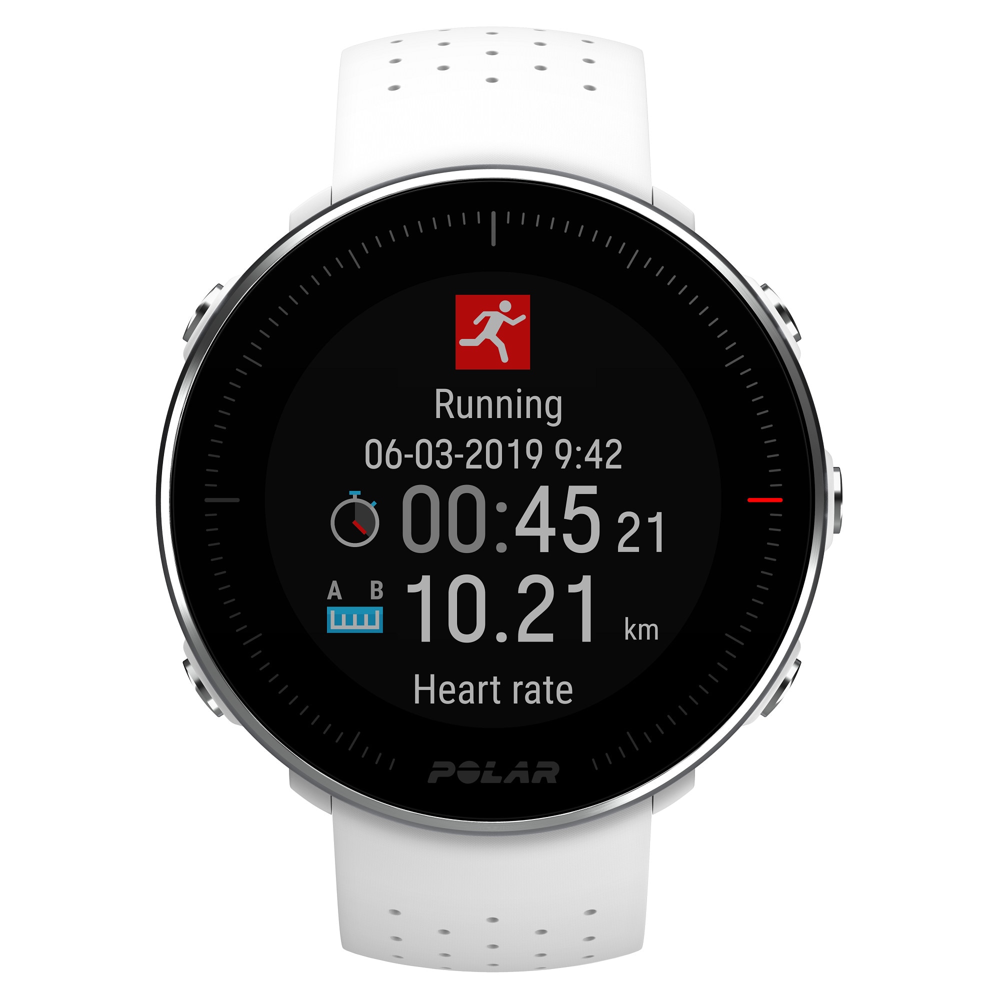 Ceas Smartwatch Polar Vantage M WHI S/M