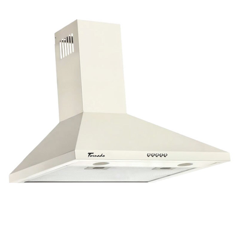 Hota tip Cupola Tornado Kent 750 (50) LED, 1 motor Turbo, latime 50 cm, 3 viteze, absorbtie 750 m3/ora, filtru anti-grasimi aluminiu 5 straturi, Bej