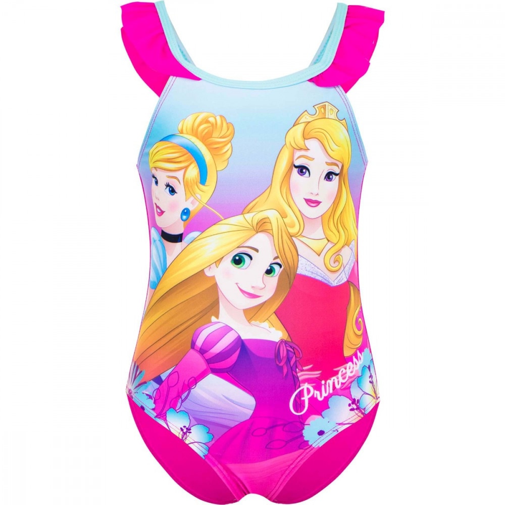 Costum de baie intreg cu funda Prinsele Disney 8430, Roz