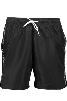 Pantaloni scurti de baie, Calvin Klein, negru, logo lateral, Negru Pantaloni scurti de baie, Calvin Klein, negru, logo lateral, Negru