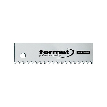 Panza de alternativ, HSS DMo5, 400x30x2 mm, Z 10, 0°, FORMAT Panza de alternativ, HSS DMo5, 400x30x2 mm, Z 10, 0°, FORMAT