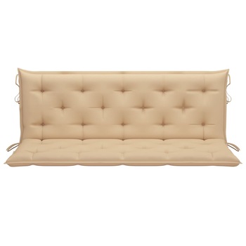 Perna banca gradina/balansoar, vidaXL, Textil, 150 x 50 cm, 7 cm, Bej Perna banca gradina/balansoar, vidaXL, Textil, 150 x 50 cm, 7 cm, Bej