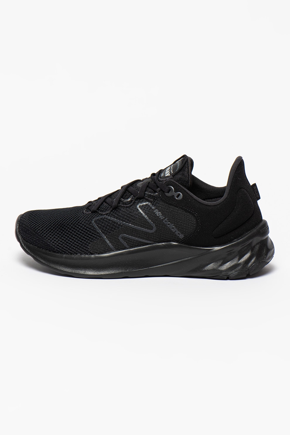 New Balance, Pantofi cu logo pentru alergare Fresh, Negru