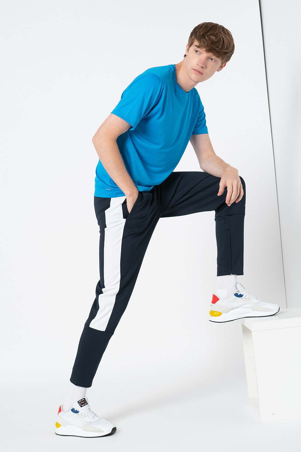 New Balance, Tricou pentru alergare Accelerate, Albastru