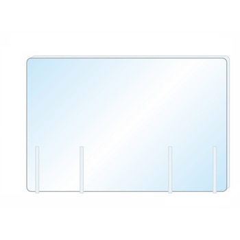 Panou protectie acril cu orificiu de servire 90 x 60 cm Panou protectie acril cu orificiu de servire 90 x 60 cm