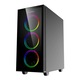 Carcasa Gamemax Draco XD RGB, Middle Tower, fara sursa, ATX, Black