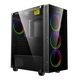 Carcasa Gamemax Draco XD RGB, Middle Tower, fara sursa, ATX, Black