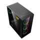 Carcasa Gamemax Draco XD RGB, Middle Tower, fara sursa, ATX, Black