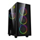 Carcasa Gamemax Draco XD RGB, Middle Tower, fara sursa, ATX, Black