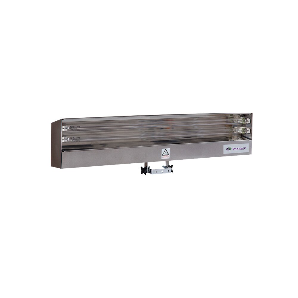 Lampa bactericida germicidala dezinfectie cu lumina Ultravioleta UV-C 15W INOX cu montare pe perete
