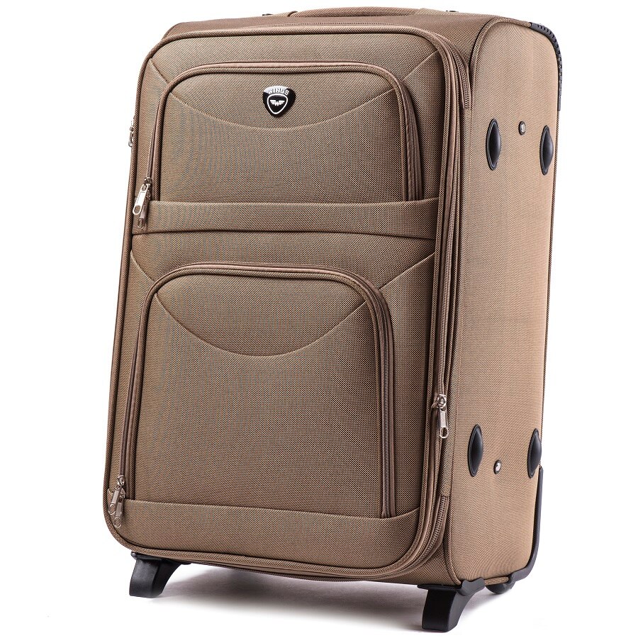 Troler Mare, Extensibil, WINGS, W6802, 2 Roti, 74 cm, Bej