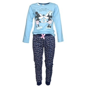 Pijama maneca lunga Minnie Mouse, bleu 9115, Bleu Pijama maneca lunga Minnie Mouse, bleu 9115, Bleu