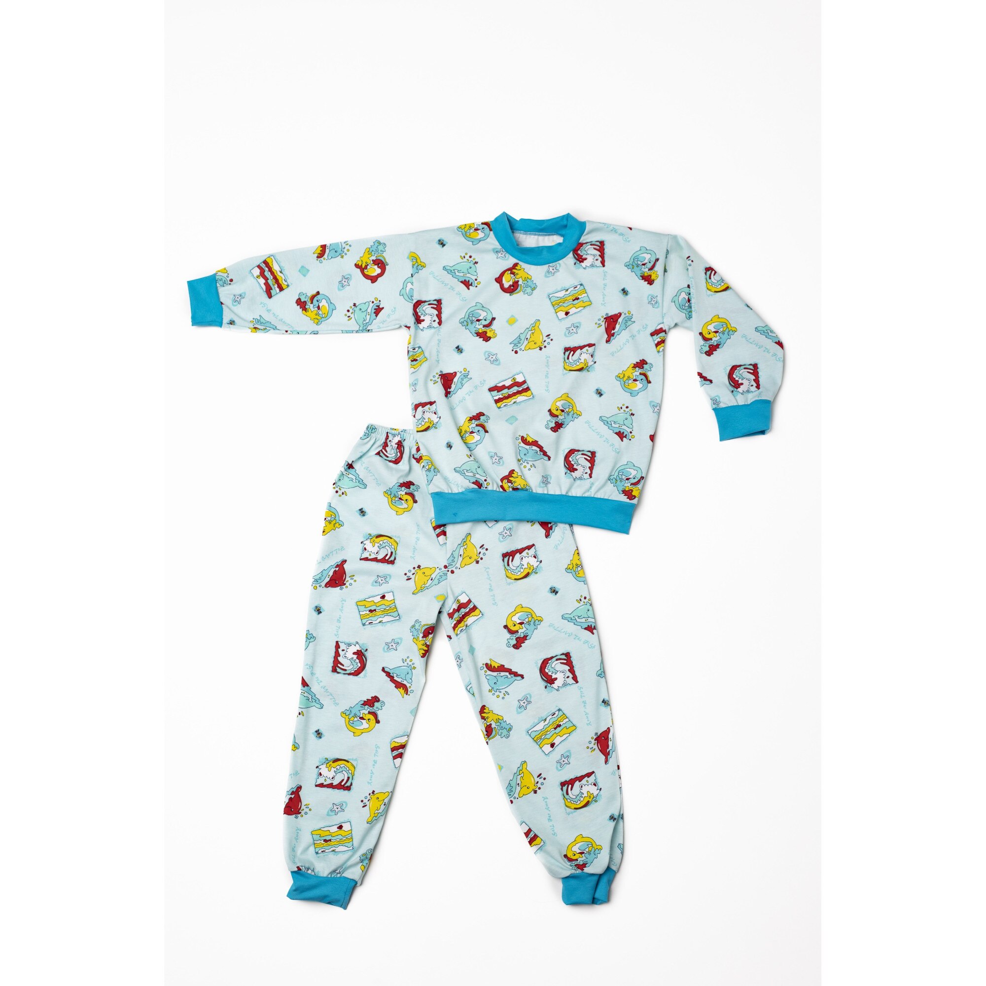 Pijamale pentru baieti CP02, multicolor 2 , Uniconf, 2/3 ani