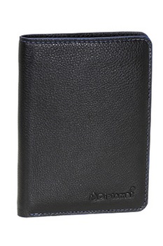 Portofel, Barbati, Piele Naturala, Diplomat, MN 413, Negru/Albastru Portofel, Barbati, Piele Naturala, Diplomat, MN 413, Negru/Albastru