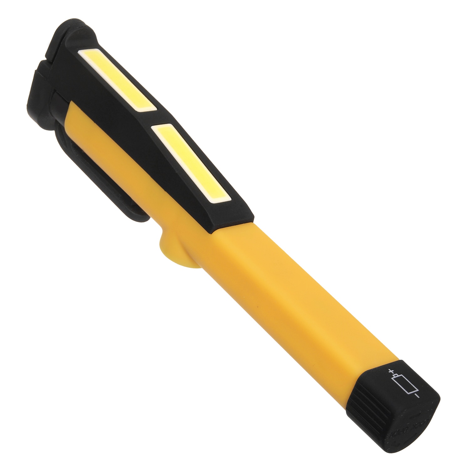 Lanterna LED 3W, magnetica, MCE173, negru-galben