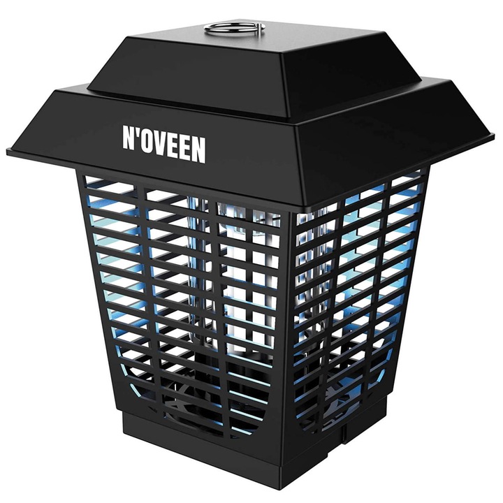 Lampa insecticida profesionala NOVEEN IKN22, Pana la 130 m2, 22W, 8000 ore, Negru