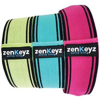 Set benzi elastice de rezistenta pentru fitness si sport din material textil, pentru tonifierea fesierilor si a coapselor, 3 bucati, rezistente diferite, Neosimply, Culori Roz electric, Verde neon, Aqua Set benzi elastice de rezistenta pentru fitness si sport din material textil, pentru tonifierea fesierilor si a coapselor, 3 bucati, rezistente diferite, Neosimply, Culori Roz electric, Verde neon, Aqua