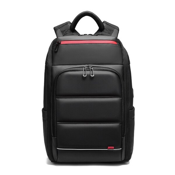 Rucsac pentru laptop, de 15,6 inci, multifunctional, cu port de incarcare USB, impermeabil, negru