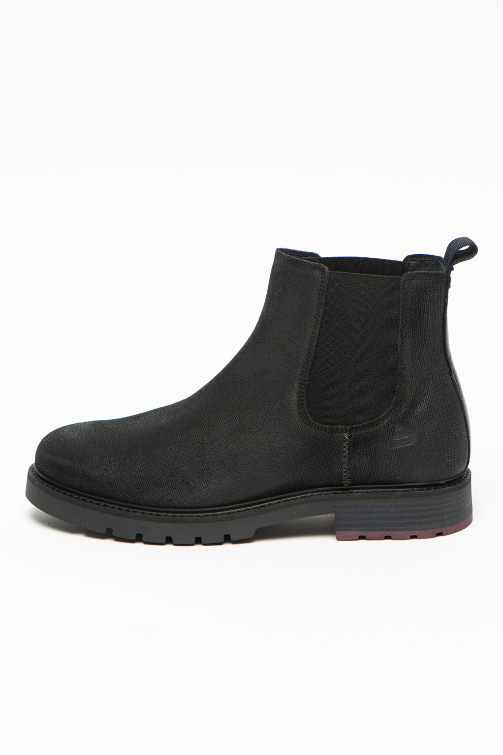 Bullboxer, Ghete Chelsea de piele, Negru