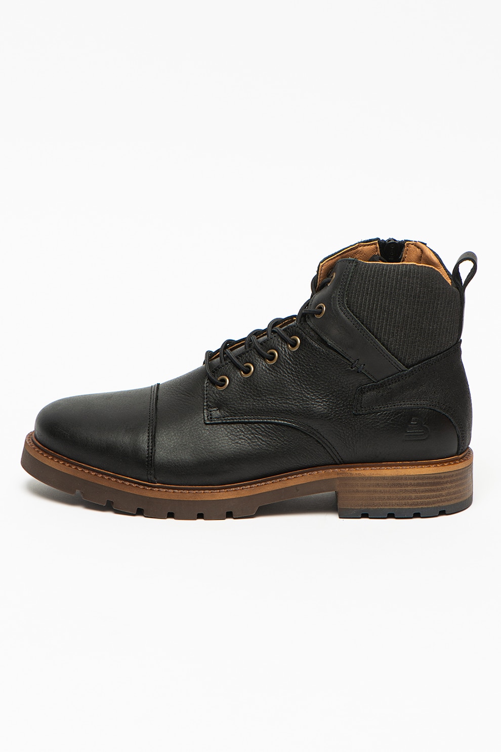 Bullboxer, Ghete de piele si material textil, Negru