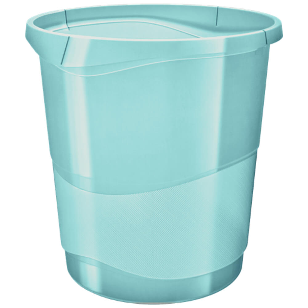 Cos de Birou Esselte Colour Ice, 14 L, Albastru Pastel