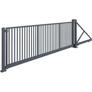 Poarta autoportanta, Todome, model 4, gri antracit, 500 cm x 180 cm Poarta autoportanta, Todome, model 4, gri antracit, 500 cm x 180 cm