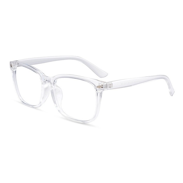 Очила за компютър Nevermore Wayfarer, Унисекс, Anti Light Blue, Без диоптри, Бял