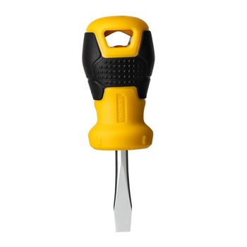 Surubelnita cap drept 6x38mm Deli Tools EDL6360381, Galben/Negru Surubelnita cap drept 6x38mm Deli Tools EDL6360381, Galben/Negru
