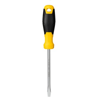 Surubelnita cap drept 6x125mm Deli Tools EDL6361251, Galben/Negru Surubelnita cap drept 6x125mm Deli Tools EDL6361251, Galben/Negru