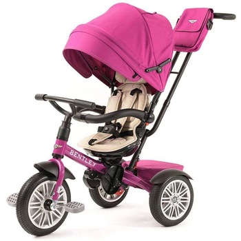 Tricicleta BENTLEY Pink Fuchsia 6 in 1 pentru copii 1 - 5 ani Tricicleta BENTLEY Pink Fuchsia 6 in 1 pentru copii 1 - 5 ani