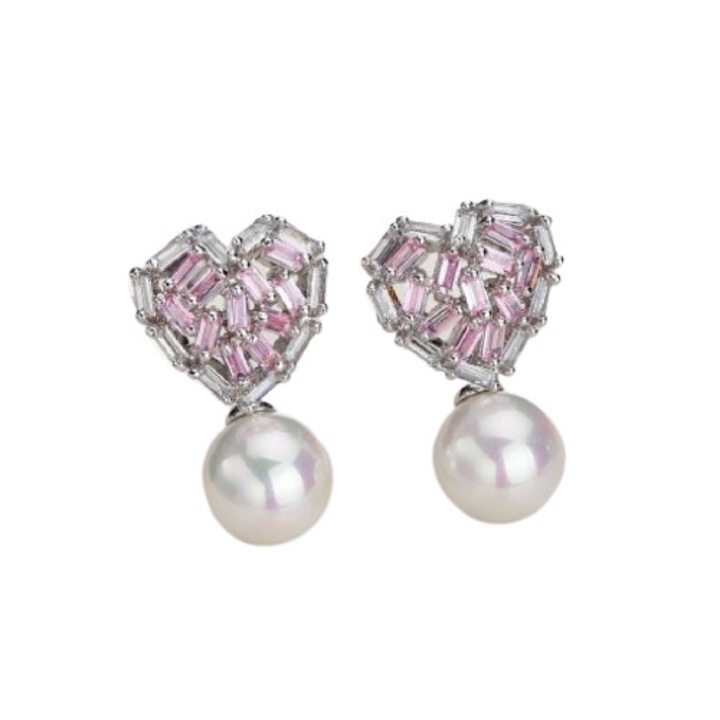 Cercei dama, MePrecious, Argint, Dragoste