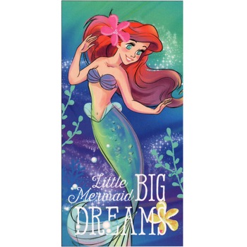 Prosop de plaja printesa Ariel, 70 cm x 140 cm Prosop de plaja printesa Ariel, 70 cm x 140 cm