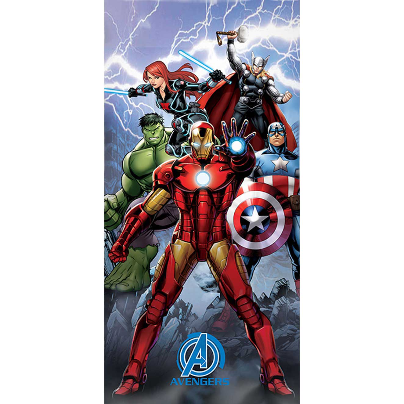 Prosop de plaja Marvel Avengers,70 cm x 140 cm