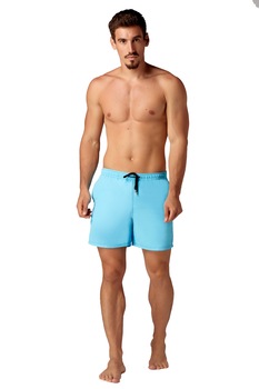 Sort de baie barbati BHB11, Albastru aqua Sort de baie barbati BHB11, Albastru aqua