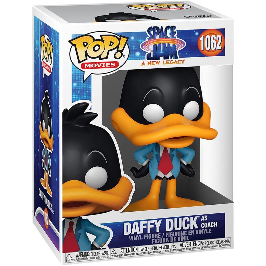 Figurina - Space Jam - Daffy Duck as Coach, Multicolor, 9.5 cm