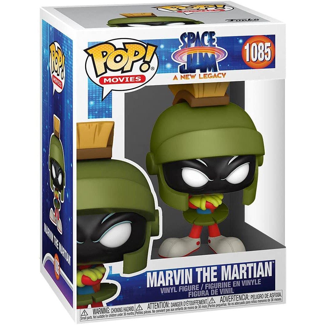 Figurina - Space Jam - Marvin The Martian, Verde, 9.5 cm